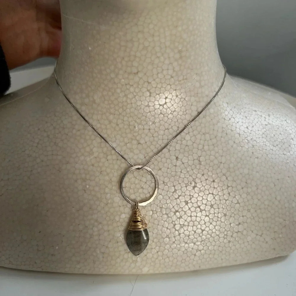 Silver necklace for women